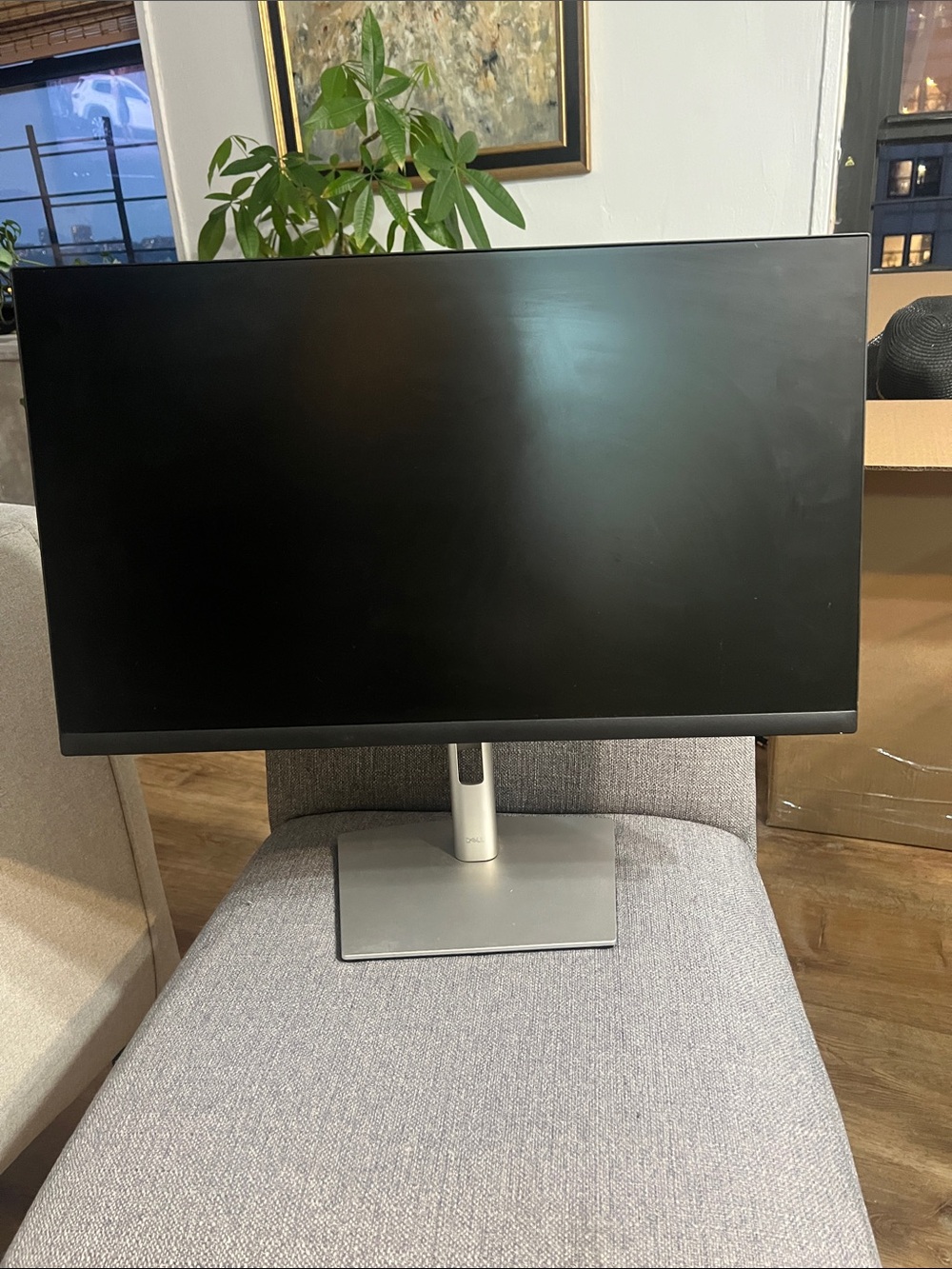 Dell Black and Silver Monitor with Slim Bezel 24 inch